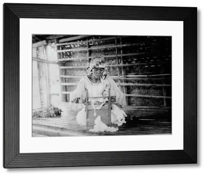 Framed Print : Cotton gin, Batangas, between c1915 and c1920. Creator: Bain News Service Framed Print : Cotton gin, Batangas, between c1915 and c1920. Creator: Bain News Service
