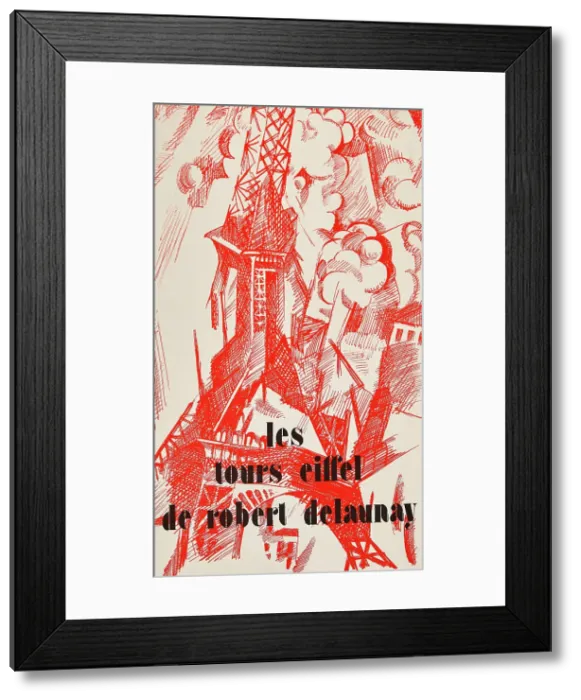 Framed Print : Les tours Eiffel de Robert Delaunay. Jacques Damase Gallery, Brüssel, 1974. Creator: Delaunay; Robert (1885-1941) Framed Print : Les tours Eiffel de Robert Delaunay. Jacques Damase Gallery, Brüssel, 1974. Creator: Delaunay; Robert (1885-1941)