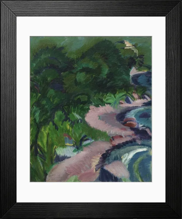 Framed Print : Fehmarn Landscape, 1913. Creator: Kirchner; Ernst Ludwig (1880-1938) Framed Print : Fehmarn Landscape, 1913. Creator: Kirchner; Ernst Ludwig (1880-1938)