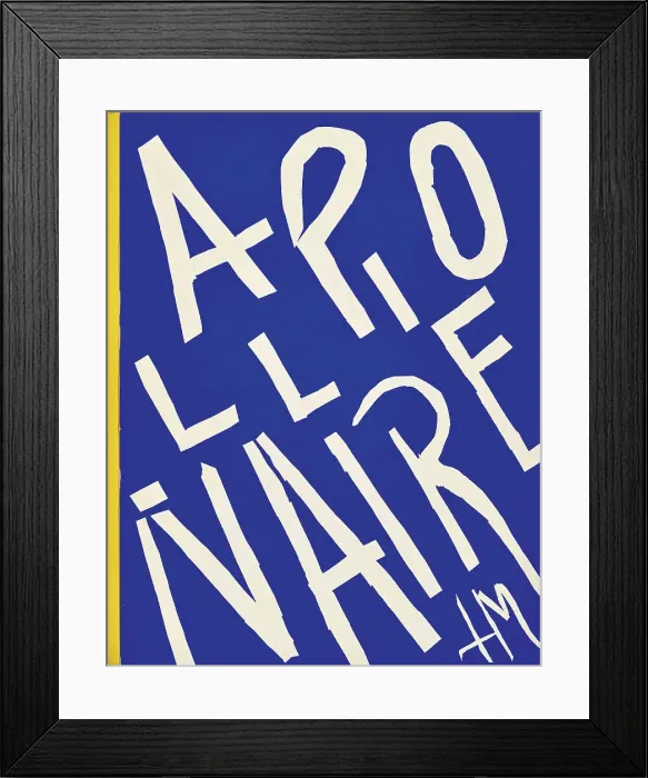 Framed Print : Cover of Apollinaire by André Rouveyre, 1952. Creator: Matisse; Henri (1869-1954) Framed Print : Cover of Apollinaire by André Rouveyre, 1952. Creator: Matisse; Henri (1869-1954)