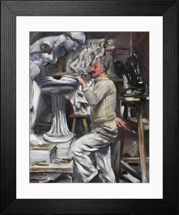 Framed Print : The Sculptor (Portrait of the sculptor Nikolaus Friedrich), 1912. Creator: Corinth; Lovis (1858-1925) Framed Print : The Sculptor (Portrait of the sculptor Nikolaus Friedrich), 1912. Creator: Corinth; Lovis (1858-1925)
