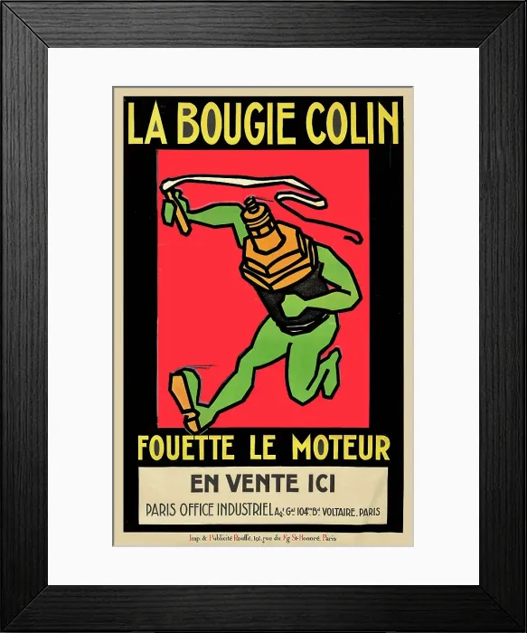 Framed Print : La bougie colin fouette le moteur, c1930. Creator: Rouffé (active 1920s-1930s) Framed Print : La bougie colin fouette le moteur, c1930. Creator: Rouffé (active 1920s-1930s)