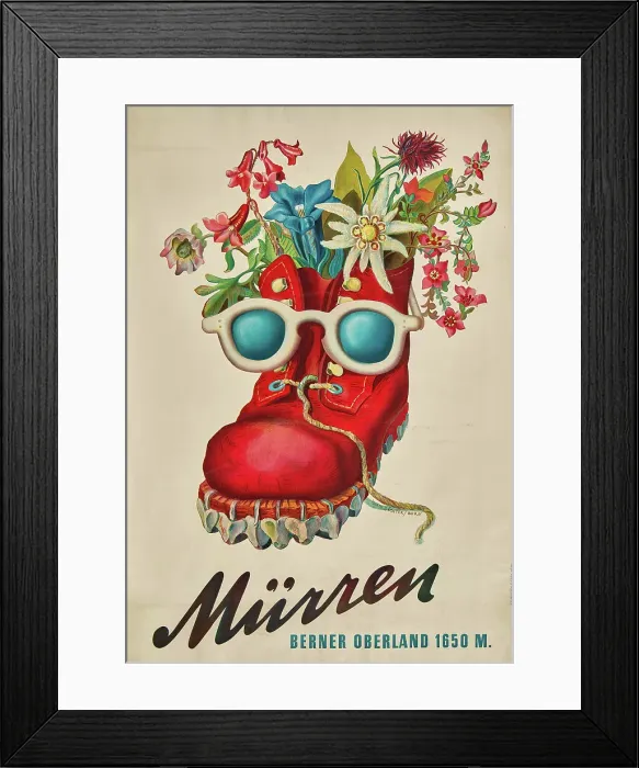Framed Print : Mürren, 1943. Creator: Gächter; Plinio (active 1940s) Framed Print : Mürren, 1943. Creator: Gächter; Plinio (active 1940s)