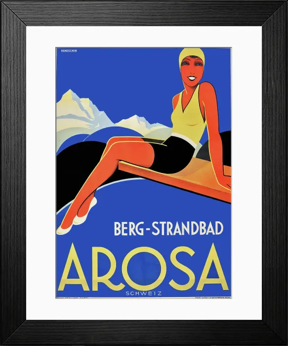 Framed Print : Arosa, 1933. Creator: Handschin; Johannes (1899-1948) Framed Print : Arosa, 1933. Creator: Handschin; Johannes (1899-1948)