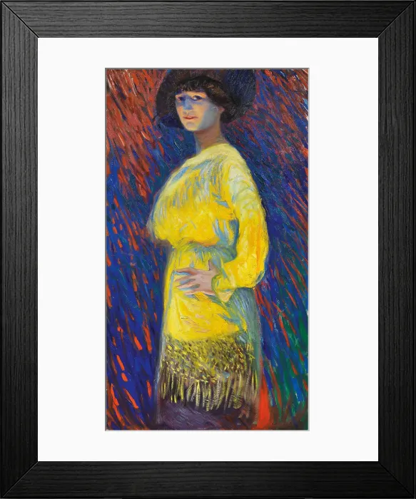 Framed Print : Portrait of a Lady, 1903. Creator: Boccioni; Umberto (1882-1916) Framed Print : Portrait of a Lady, 1903. Creator: Boccioni; Umberto (1882-1916)
