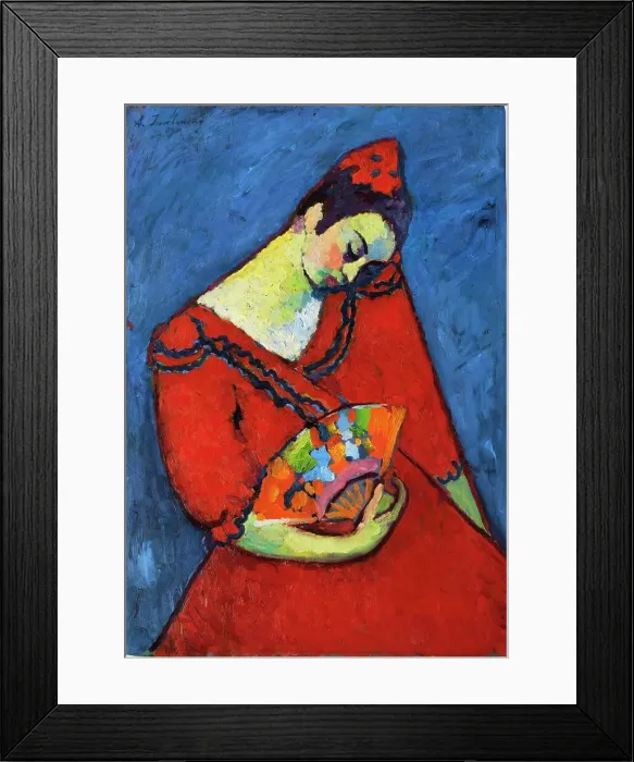 Framed Print : Spanish Dancer, 1909. Creator: Javlensky; Alexei; von (1864-1941) Framed Print : Spanish Dancer, 1909. Creator: Javlensky; Alexei; von (1864-1941)