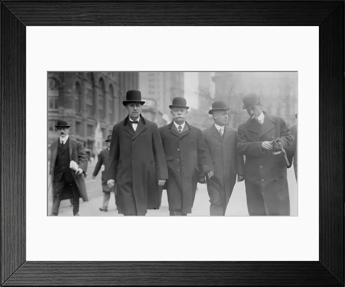 Framed Print : Marshall Henkel, Jose Santos Zelaya, W.G. Dempsey, 1913. Creator: Bain News Service Framed Print : Marshall Henkel, Jose Santos Zelaya, W.G. Dempsey, 1913. Creator: Bain News Service