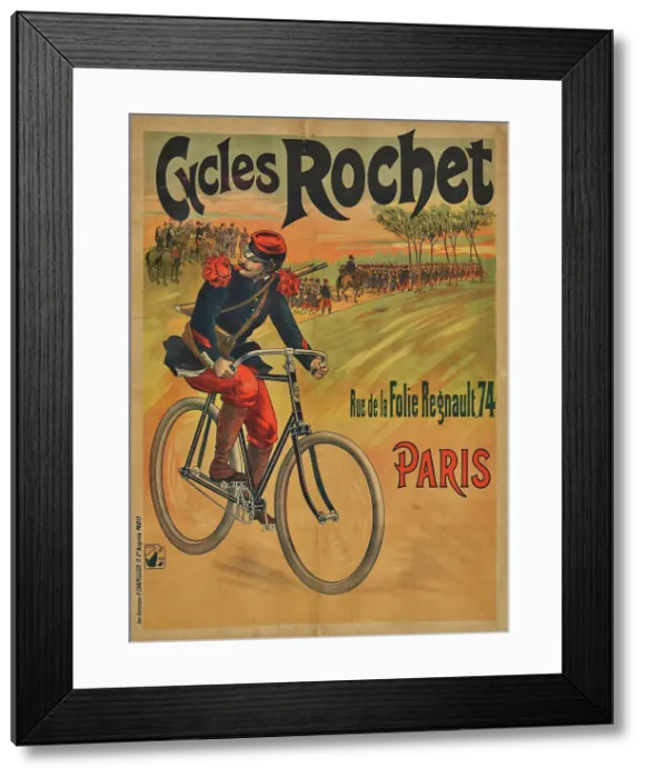Framed Print : Cycles Rochet Paris, 1895. Creator: Lefèvre; Lucien (1850-ca 1902) Framed Print : Cycles Rochet Paris, 1895. Creator: Lefèvre; Lucien (1850-ca 1902)