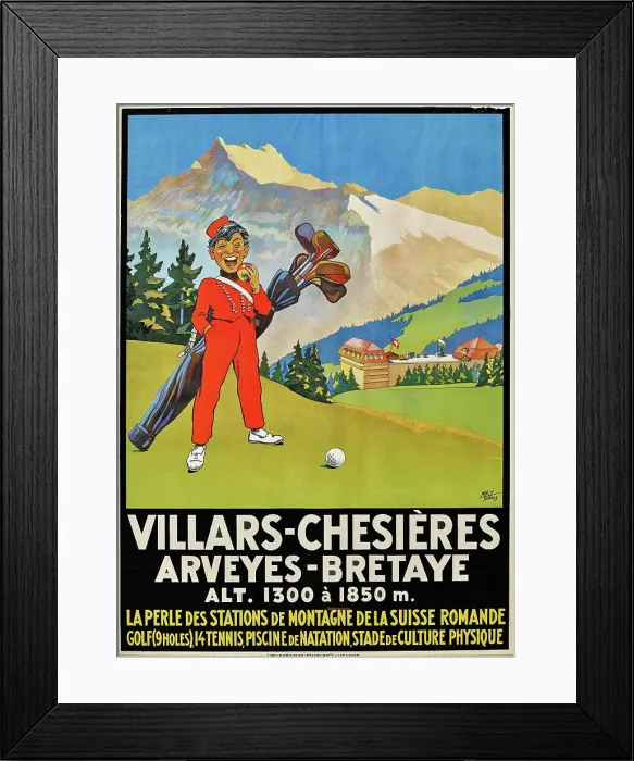 Framed Print : Villars-Chesières, 1925. Creator: May; Walther von (1876-1942) Framed Print : Villars-Chesières, 1925. Creator: May; Walther von (1876-1942)
