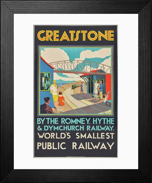 Framed Print : Greatstone - World's Smallest Public Railway, c1929. Creator: Cramer Roberts; N. (active ca 1928-1930) Framed Print : Greatstone - World's Smallest Public Railway, c1929. Creator: Cramer Roberts; N. (active ca 1928-1930)