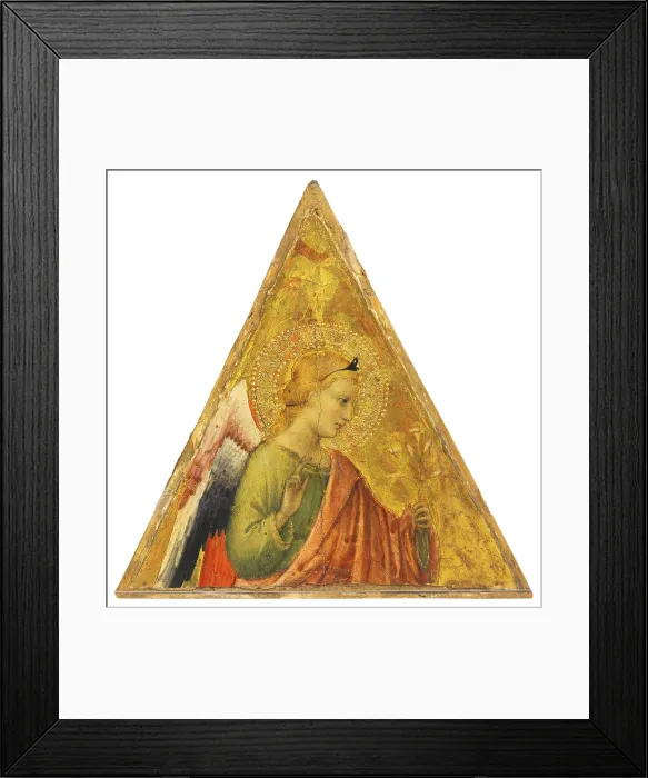 Framed Print : The Angel of the Annunciation, c1390. Creator: Lorenzo di Niccolò (active 1391-1414) Framed Print : The Angel of the Annunciation, c1390. Creator: Lorenzo di Niccolò (active 1391-1414)