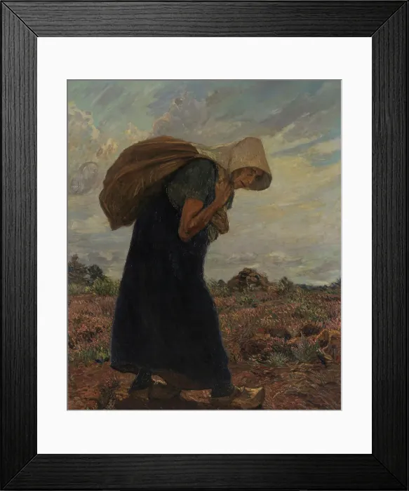 Framed Print : Peat Cutter, 1910. Creator: Mackensen; Fritz (1866-1953) Framed Print : Peat Cutter, 1910. Creator: Mackensen; Fritz (1866-1953)