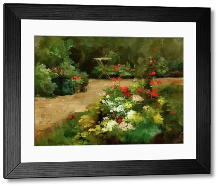 Framed Print : Jardin. Creator: Caillebotte; Gustave (1848-1894) Framed Print : Jardin. Creator: Caillebotte; Gustave (1848-1894)