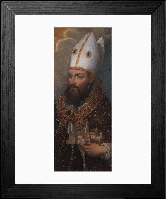 Framed Print : Saint Petronius, 17th century. Creator: Anonymous () Framed Print : Saint Petronius, 17th century. Creator: Anonymous ()