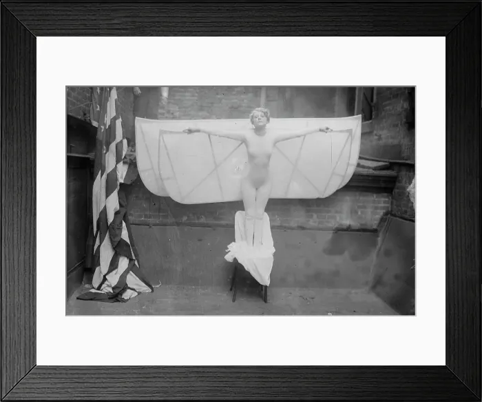 Framed Print : Hydroaeromaid, 1916. Creator: Bain News Service Framed Print : Hydroaeromaid, 1916. Creator: Bain News Service