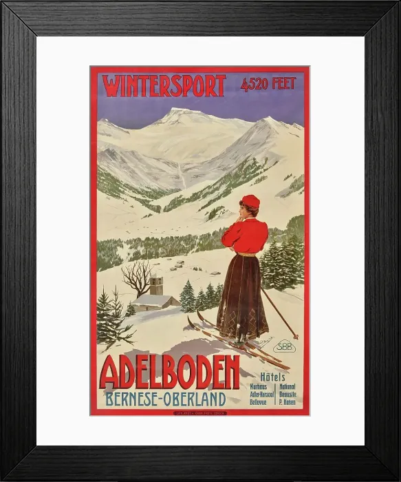 Framed Print : Adelboden, c1905-1906. Creator: Pellegrini; Carlo (1866-1937) Framed Print : Adelboden, c1905-1906. Creator: Pellegrini; Carlo (1866-1937)