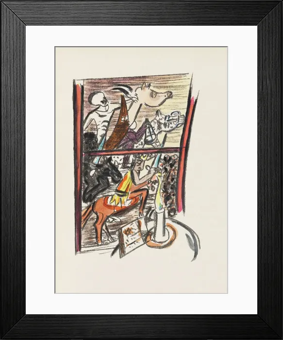 Framed Print : Apocalypse, 1943. Creator: Beckmann; Max (1884-1950) Framed Print : Apocalypse, 1943. Creator: Beckmann; Max (1884-1950)