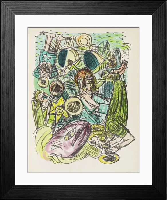 Framed Print : Apocalypse, 1943. Creator: Beckmann; Max (1884-1950) Framed Print : Apocalypse, 1943. Creator: Beckmann; Max (1884-1950)