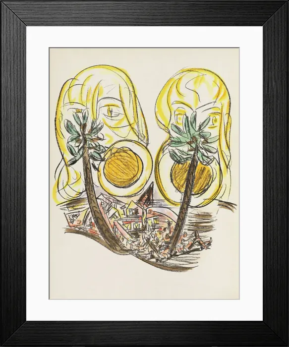Framed Print : Apocalypse, 1943. Creator: Beckmann; Max (1884-1950) Framed Print : Apocalypse, 1943. Creator: Beckmann; Max (1884-1950)