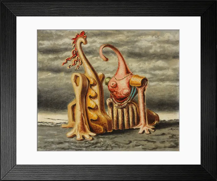 Framed Print : Idillio marino (Marine Idyll), 1944. Creator: Savinio; Alberto (1891-1952) Framed Print : Idillio marino (Marine Idyll), 1944. Creator: Savinio; Alberto (1891-1952)