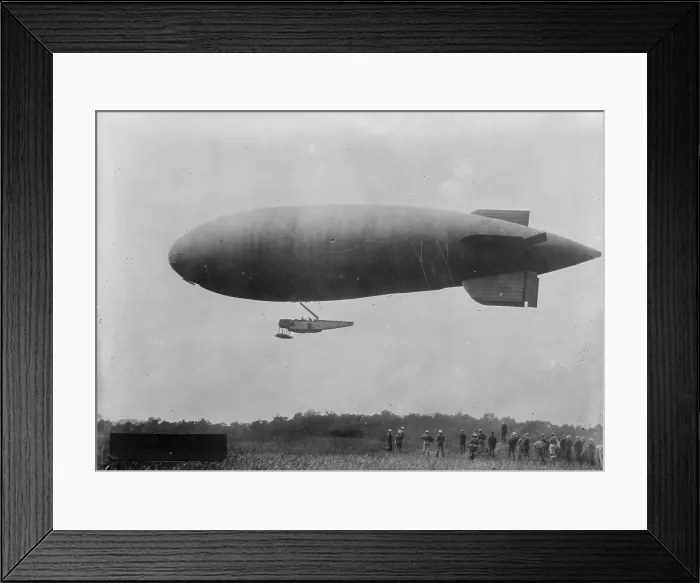 Framed Print : Goodyear dirigible, between c1915 and c1920. Creator: Bain News Service Framed Print : Goodyear dirigible, between c1915 and c1920. Creator: Bain News Service