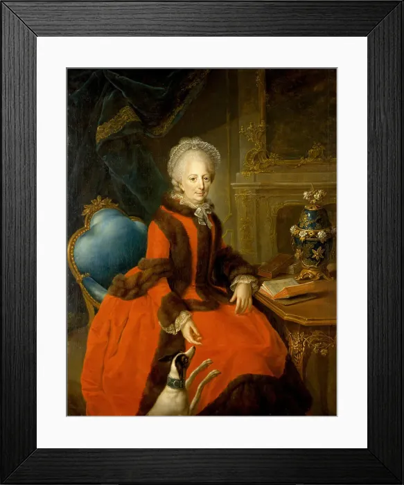 Framed Print : Princess Philippine Charlotte of Prussia (1716-1801), Duchess of Brunswick-Wolfenbüttel, 1770. Creator: Lisiewska; Anna Rosina (1713-1783) Framed Print : Princess Philippine Charlotte of Prussia (1716-1801), Duchess of Brunswick-Wolfenbüttel, 1770. Creator: Lisiewska; Anna Rosina (1713-1783)