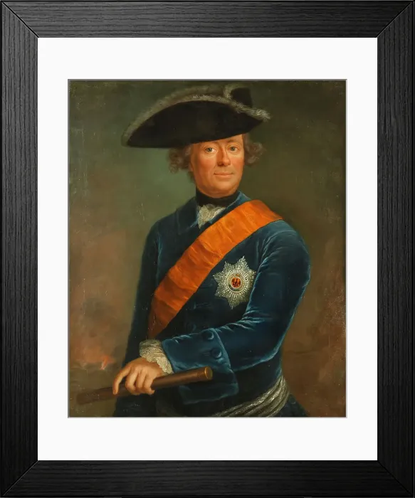 Framed Print : Portrait of Prince Ferdinand of Brunswick (1721-1792), 1763. Creator: Lisiewska; Anna Rosina (1713-1783) Framed Print : Portrait of Prince Ferdinand of Brunswick (1721-1792), 1763. Creator: Lisiewska; Anna Rosina (1713-1783)
