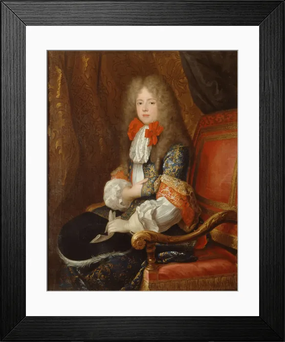 Framed Print : Portrait of Elizabeth Charlotte, Princess Palatine (1652-1722), Duchess of Orléans, c1675. Creator: Elle; Louis Ferdinand; the Younger (1648-1717) Framed Print : Portrait of Elizabeth Charlotte, Princess Palatine (1652-1722), Duchess of Orléans, c1675. Creator: Elle; Louis Ferdinand; the Younger (1648-1717)