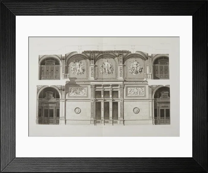 Framed Print : The Vienna Imperial Opera, 1885. Creator: Lange; Paul (1850-1890) Framed Print : The Vienna Imperial Opera, 1885. Creator: Lange; Paul (1850-1890)