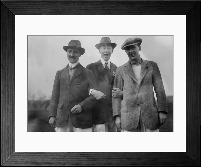 Framed Print : J. Parks, Harry P. Whitney, F.S. Von Stade, between c1910 and c1915. Creator: Bain News Service Framed Print : J. Parks, Harry P. Whitney, F.S. Von Stade, between c1910 and c1915. Creator: Bain News Service