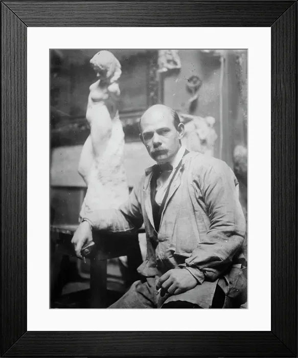 Framed Print : Gutzon Borglum, between c1910 and c1915. Creator: Bain News Service Framed Print : Gutzon Borglum, between c1910 and c1915. Creator: Bain News Service