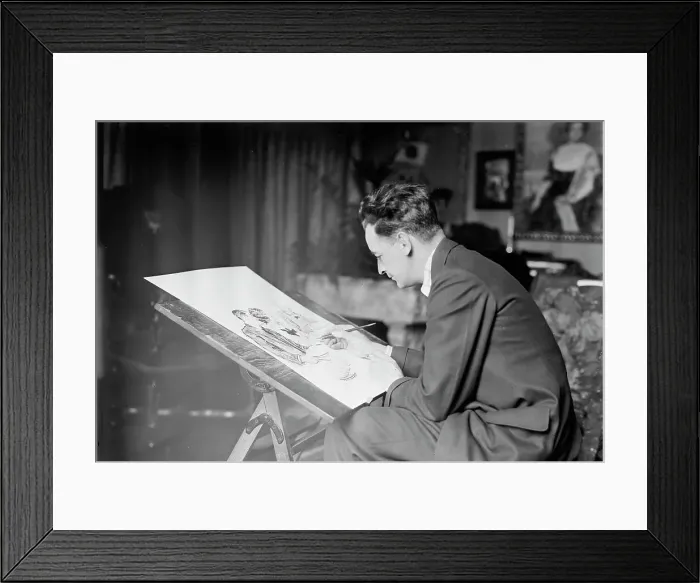 Framed Print : J.M. Flagg, between c1910 and c1915. Creator: Bain News Service Framed Print : J.M. Flagg, between c1910 and c1915. Creator: Bain News Service