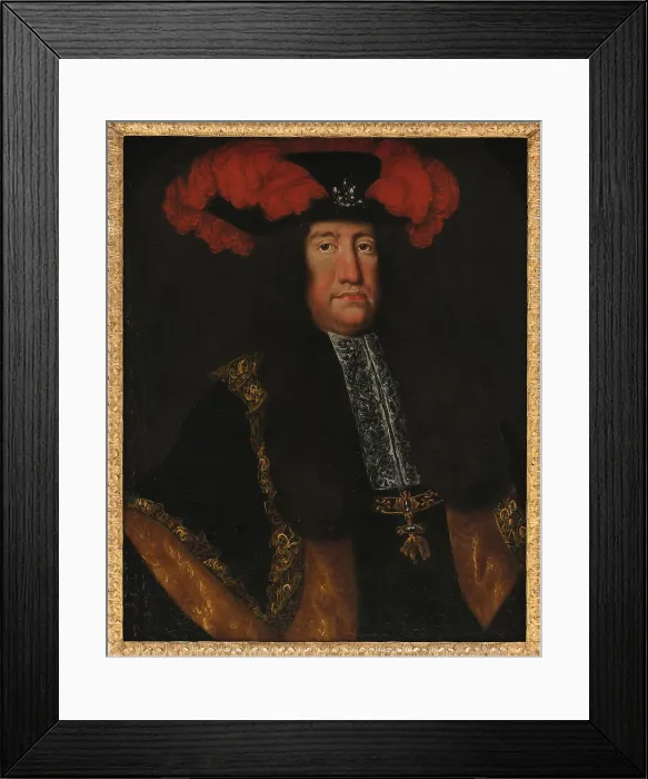 Framed Print : Portrait of Charles VI (1685-1740), Holy Roman Emperor, c1740. Creator: Anonymous () Framed Print : Portrait of Charles VI (1685-1740), Holy Roman Emperor, c1740. Creator: Anonymous ()