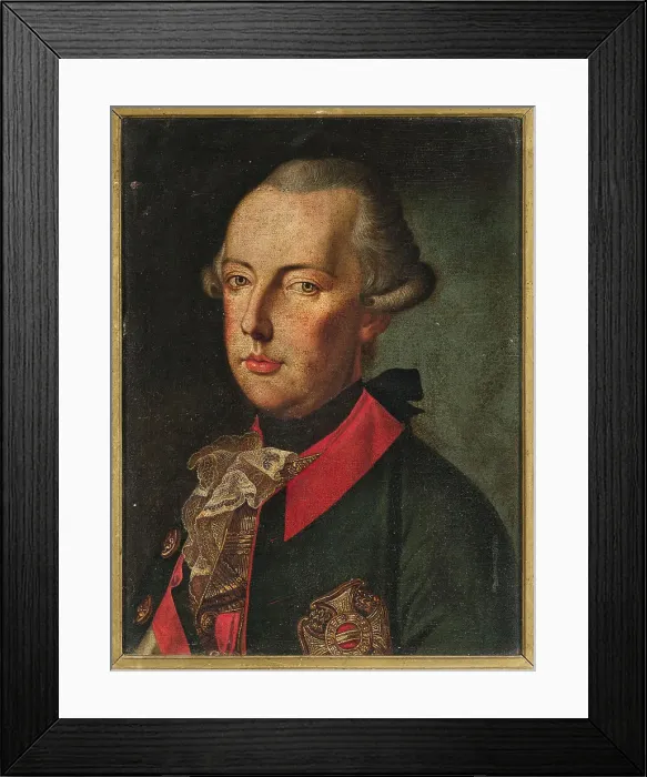 Framed Print : Portrait of Emperor Joseph II (1741-1790), c1780. Creator: Anonymous ()