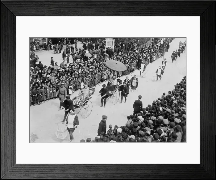 Framed Print : Japan - Funeral of General Kawamura, 1916. Creator: Bain News Service Framed Print : Japan - Funeral of General Kawamura, 1916. Creator: Bain News Service
