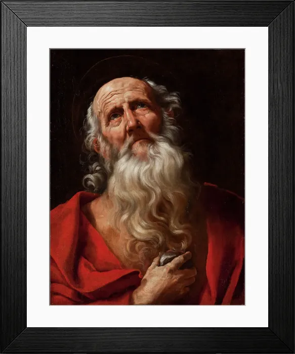 Framed Print : Saint Jerome, c 1608-1610. Creator: Reni; Guido (1575-1642) Framed Print : Saint Jerome, c 1608-1610. Creator: Reni; Guido (1575-1642)