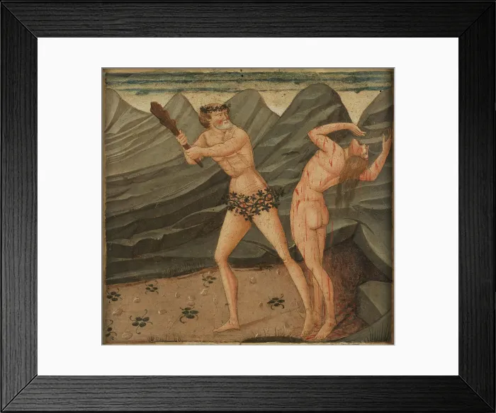 Framed Print : Heracles slews Hippolyta, Mid of the 15th cen.. Creator: Master of 1441 (active Mid of 15th cen.) Framed Print : Heracles slews Hippolyta, Mid of the 15th cen.. Creator: Master of 1441 (active Mid of 15th cen.)