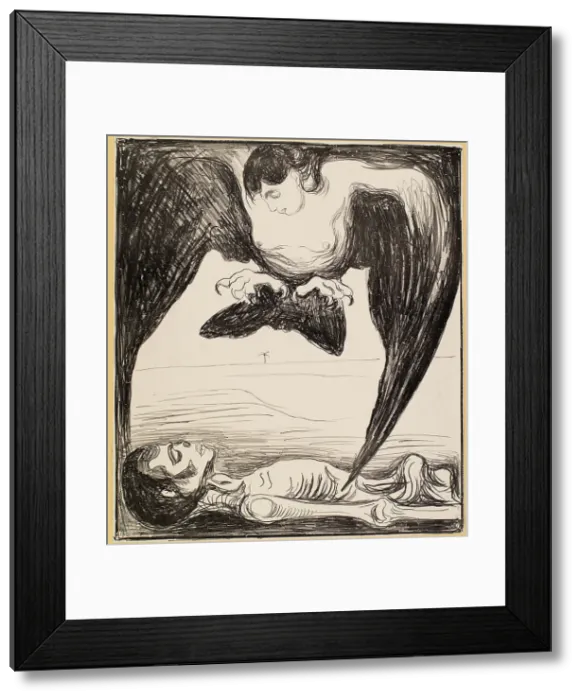 Framed Print : Harpy, 1899. Creator: Munch; Edvard (1863-1944) Framed Print : Harpy, 1899. Creator: Munch; Edvard (1863-1944)