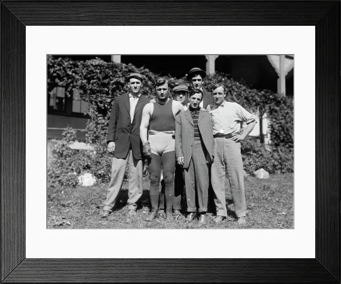 Framed Print : Jim Flynn and Attell, between c1910 and c1915. Creator: Bain News Service Framed Print : Jim Flynn and Attell, between c1910 and c1915. Creator: Bain News Service