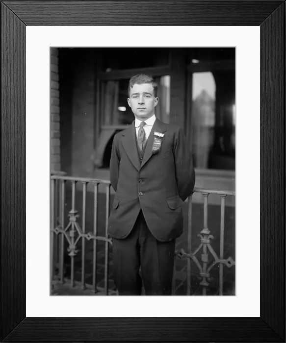 Framed Print : Lt. A.S. Jarratt, 1919. Creator: Bain News Service Framed Print : Lt. A.S. Jarratt, 1919. Creator: Bain News Service