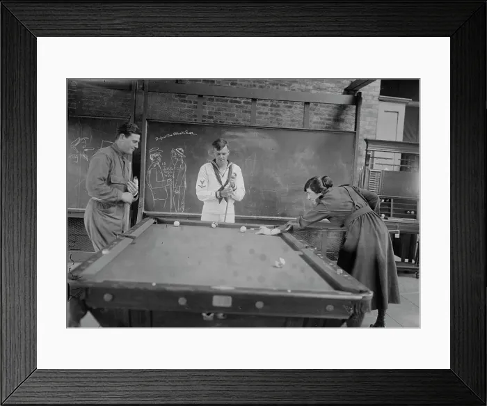 Framed Print : Miss May Schloss at canteen, between c1915 and c1920. Creator: Bain News Service Framed Print : Miss May Schloss at canteen, between c1915 and c1920. Creator: Bain News Service