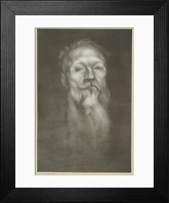 Framed Print : Portrait of Auguste Rodin (1840-1917), 1901. Creator: Carrière; Eugène (1849-1906) Framed Print : Portrait of Auguste Rodin (1840-1917), 1901. Creator: Carrière; Eugène (1849-1906)