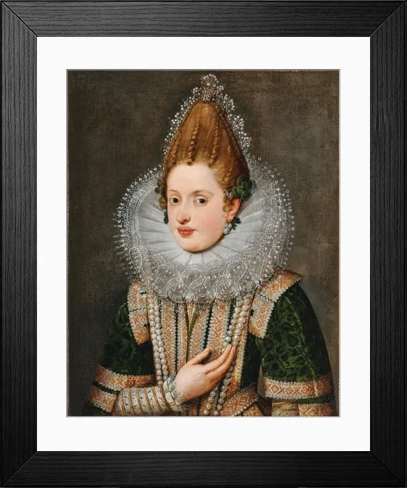 Framed Print : Portrait of Holy Roman Empress Anna of Tyrol (1585-1618), c1600. Creator: Pourbus; Frans (II); (School) () Framed Print : Portrait of Holy Roman Empress Anna of Tyrol (1585-1618), c1600. Creator: Pourbus; Frans (II); (School) ()