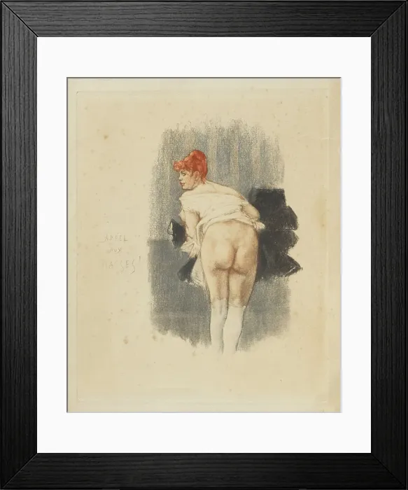 Framed Print : Appel aux masses! (Appeal to the masses!), 1878. Creator: Rops; Félicien (1833-1898) Framed Print : Appel aux masses! (Appeal to the masses!), 1878. Creator: Rops; Félicien (1833-1898)