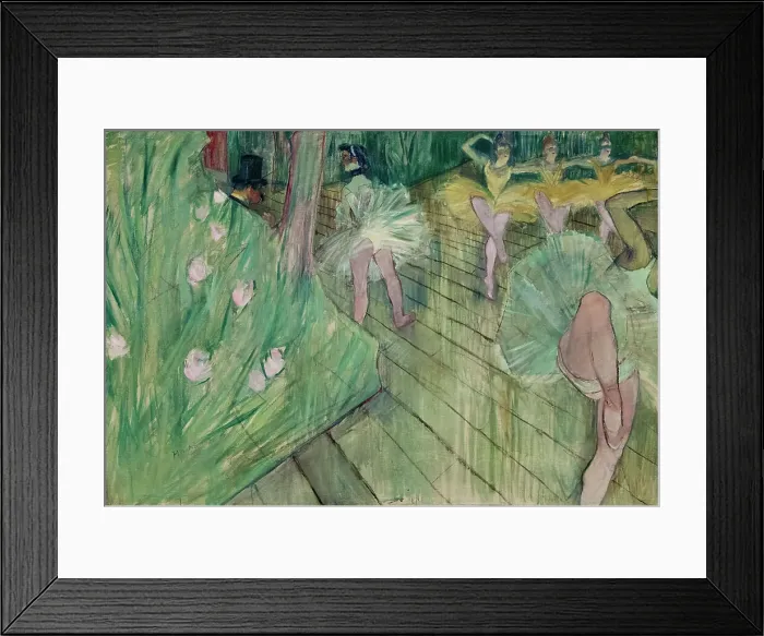 Framed Print : Ballet Scene, 1886. Creator: Toulouse-Lautrec; Henri; de (1864-1901) Framed Print : Ballet Scene, 1886. Creator: Toulouse-Lautrec; Henri; de (1864-1901)