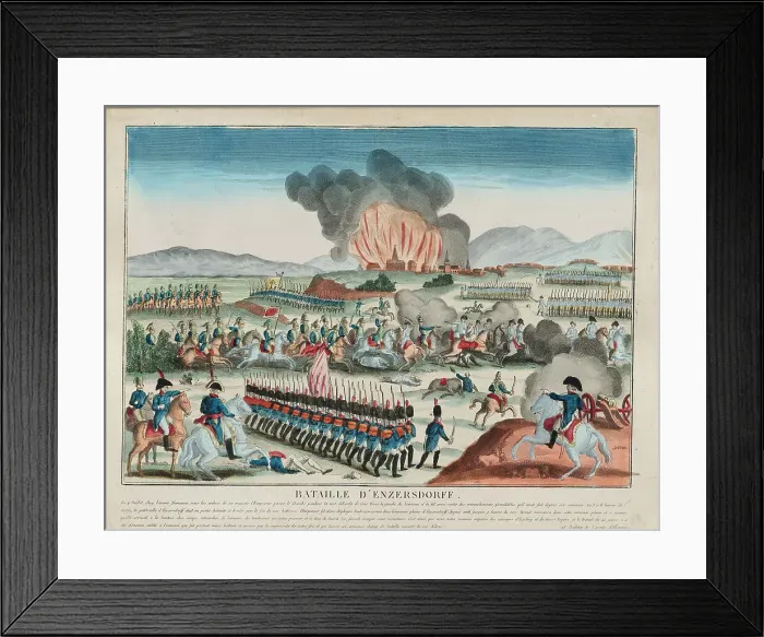 Framed Print : The Battle of Enzersdorf on 6 July 1809. Creator: Anonymous () Framed Print : The Battle of Enzersdorf on 6 July 1809. Creator: Anonymous ()