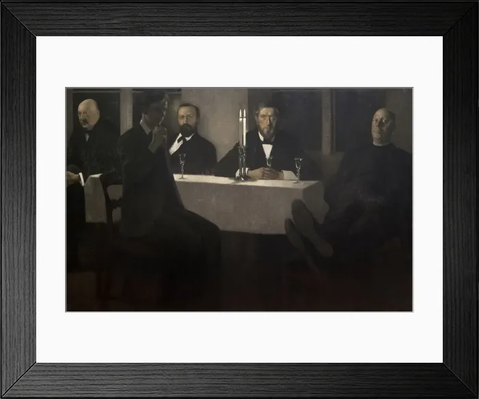 Framed Print : Five Portraits, 1901. Creator: Hammershøi; Vilhelm (1864-1916) Framed Print : Five Portraits, 1901. Creator: Hammershøi; Vilhelm (1864-1916)