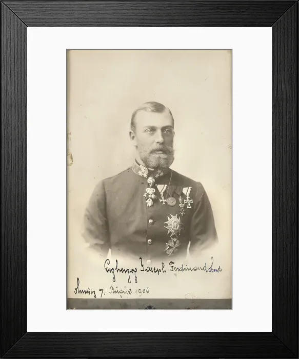 Framed Print : Archduke Joseph Ferdinand of Austria (1872-1942), 1906. Creator: Anonymous () Framed Print : Archduke Joseph Ferdinand of Austria (1872-1942), 1906. Creator: Anonymous ()