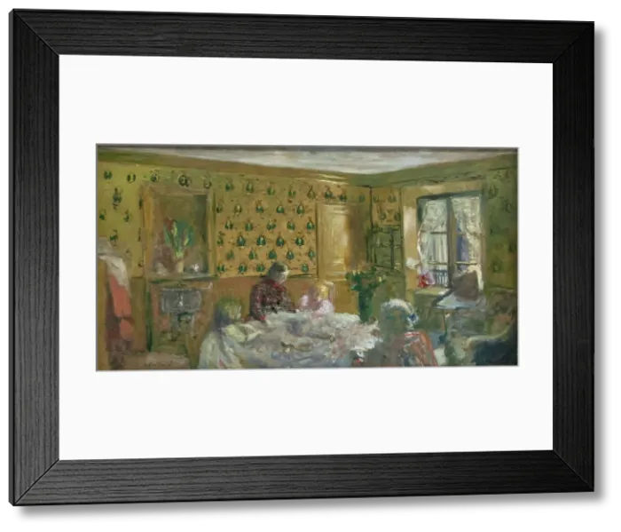 Framed Print : By the Worktable, 1905. Creator: Vuillard; Édouard (1868-1940)