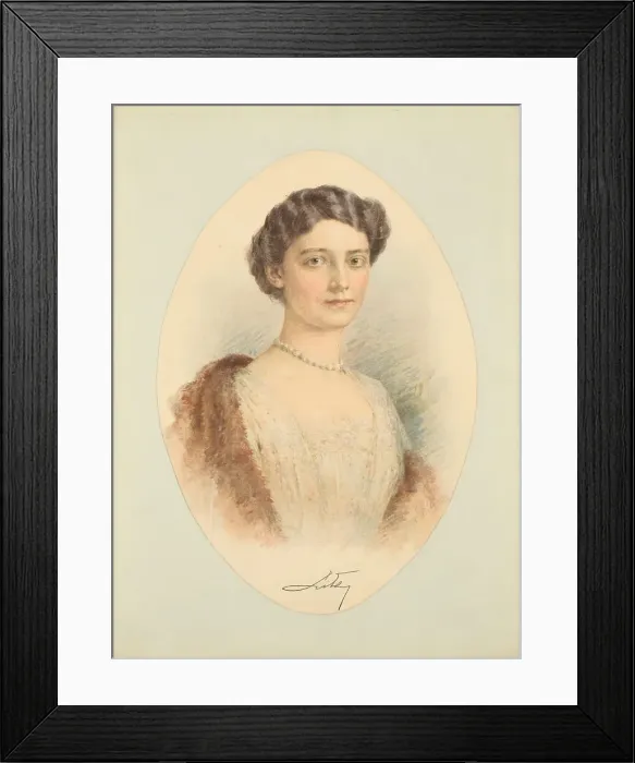 Framed Print : Empress Zita of Austria (1892-1989), Queen of Hungary, 1916. Creator: Pietzner; Carl (1853-1927) Framed Print : Empress Zita of Austria (1892-1989), Queen of Hungary, 1916. Creator: Pietzner; Carl (1853-1927)